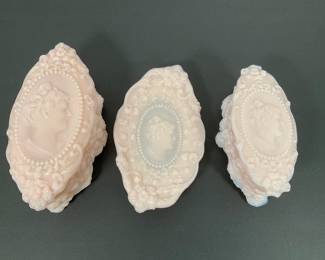 Fostoria Jenny Lind Milk Glass Pieces - 