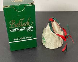 Belleek Porcelain Church Ornament
