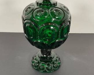 Wright Glass "Moon & Stars" Compote