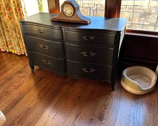 Dixie furniture.  Painted black by homeowner.  