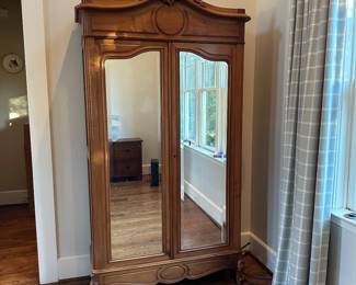 Amazing french linen press/wardrobe.  Breaks down into many pieces to make it a piece of cake to move.  