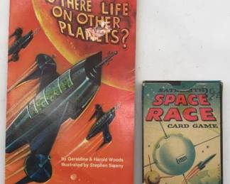 Space Race Card Game Vintage