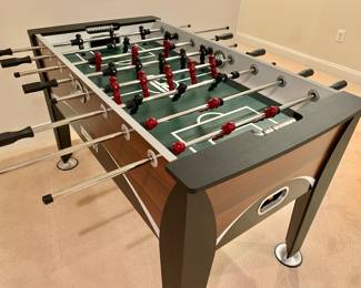 $250 - ESPN Foosball Table - 34" H, 29.5" W, 56" L