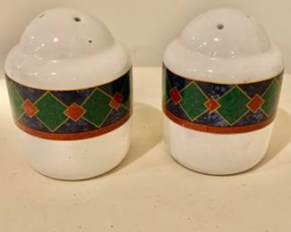 $10 - Pfaltzgraff "Amalfi Classic" - salt and pepper shakers