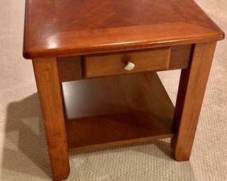 $95 - Solid wood accent table with drawer