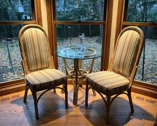 Wicker All Season Furniture - Bistro set