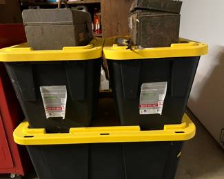 Full bins with tools