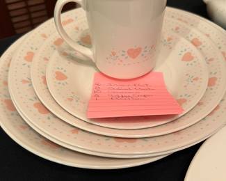 Corelle Forever Yours Dinnerware set