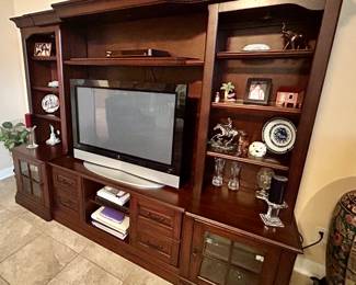 Entertainment center (TV and shelf items sold separately) 