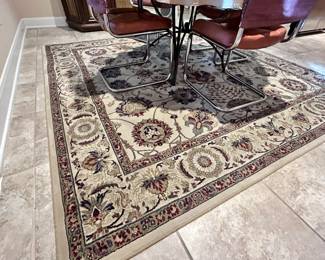 Square area rug