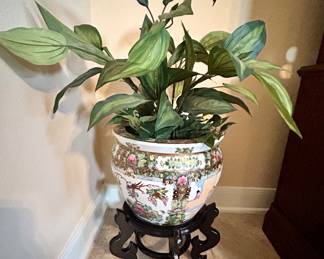 Chinese Fish Bowl planter (you can have the plant inside it too)