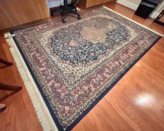 Hand woven rug made in Belgium 5'3"x8'1"