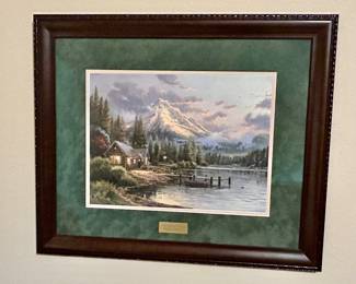 Thomas Kinkade "Lake Arrowhead" 