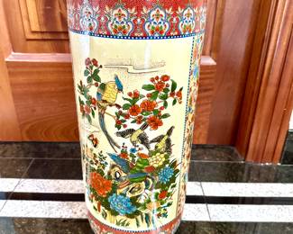 Satsuma porcelain umbrella stand