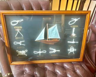 Framed nautical knots