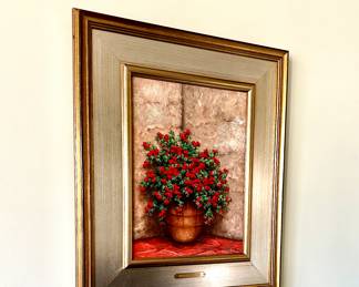 Maximo Cortina signed oil