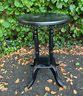 Black Painted Victorian Style Occasional Table Or Plant Stand
