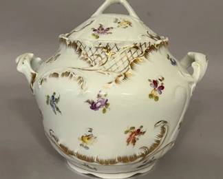 Saxon Porcelain Covered Jar
