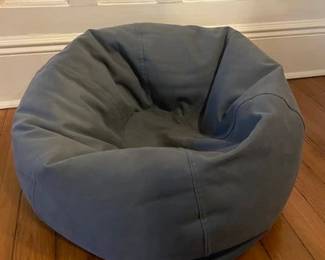 Grey Cotton Bean Bag
