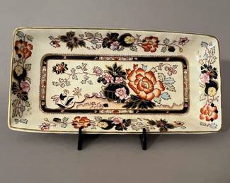Vintage Mason's Patent Ironstone China Pottery Dish In Mandarin Pattern, England
