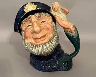 Vintage Toby Mug "Old Salt" By Royal Doulton, 1960
