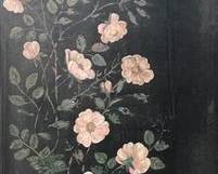 Unknown Artist, Cherry Blossoms, Oil On Board
