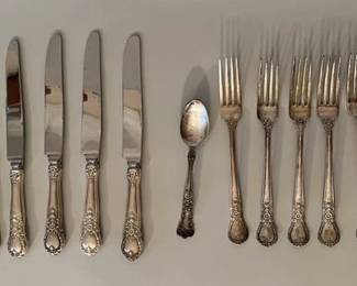 Partial Set Of Sterling Flatware, 11 Pieces
