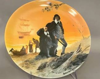 Arthur Hastings Sloggett Collector Plate, "A New Dawn," American Historical Plates, Ltd.
