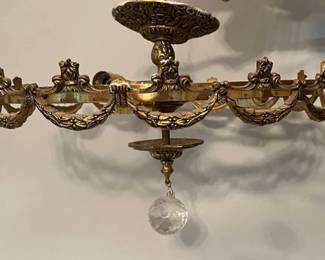 Underwriters Laboratories Inc, Halcolite Chandelier, Circa 1920
