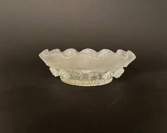 Pressed Pattern Glass Bowl, Circa 1850 - 1914.
