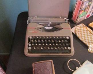 "Hermes Rocket" Typewriter, Swiss Made, Late 1940's-Early 1950's