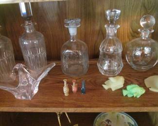 Assorted Decanters