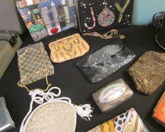 Davis & Whiting Silver & Gold Evening Bag + Purse-Size Tissue Holder