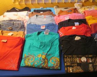 Tee Shirt Tables, Sizes L-XL