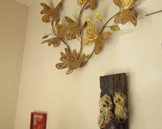 Several Metal Wall Sculptures