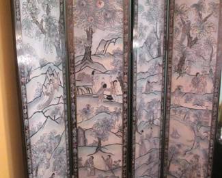 4-Panel Floor Screen, 64" X 72" High - Stunning
