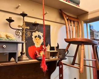 Antique Coffee Can Train Set