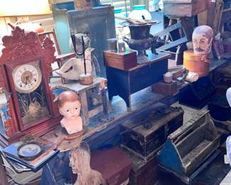 Boxes, small cabinets, tool boxes 