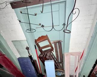 Stuff literally “Hanging Around” down in the basement.