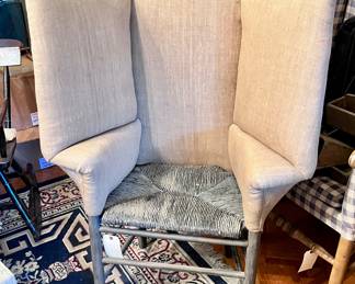 Early fireside wing chair