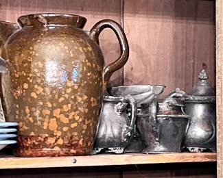 Stoneware pitcher 