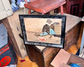 Folk Art Painting.  We have several Folk Art paintings 