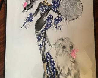 Original signed Fashion Art from Henry Dale House