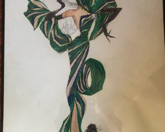 Original signed Fashion Art from Henry Dale House