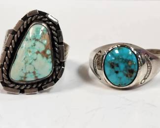 Men's Turquoise Rings