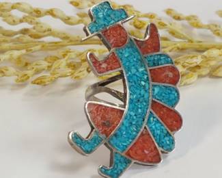Native American sterling ring