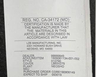 Leather Recliner (2 Available)