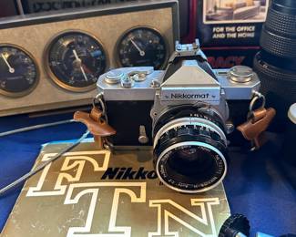 Vintage Nikon/Nikkormat FTn 35mm Film Camera with Nikkor-H F/2 50mm Lens