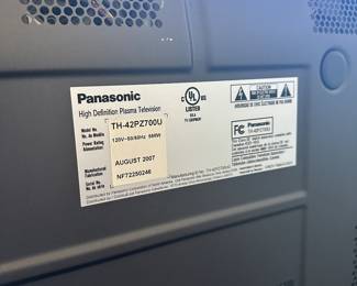 42" Panasonic TV