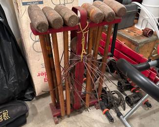 Vintage Croquet Set